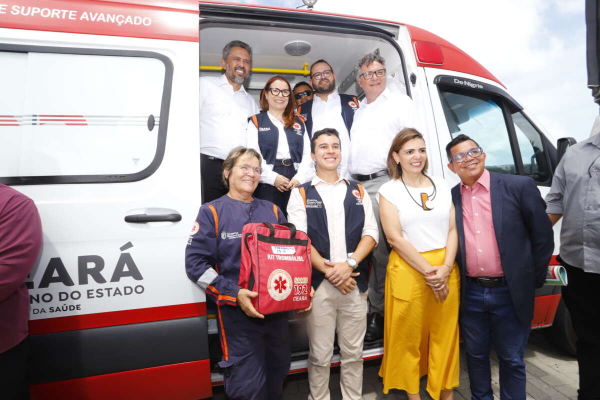 Frota do Samu Ceará é renovada com 33 novas ambulâncias para atender população em 25 municípios